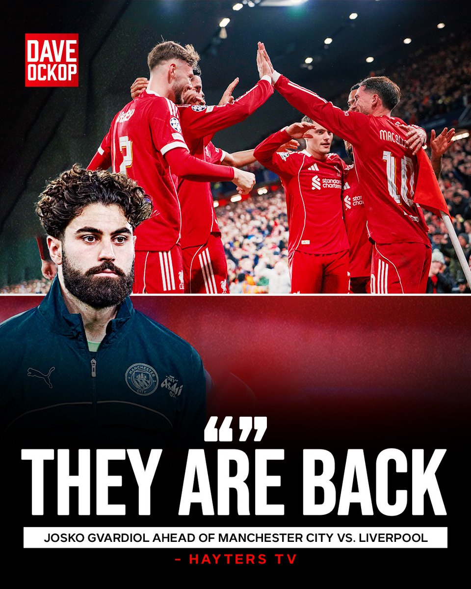 DaveOCKOP's tweet image. Josko Gvardiol ahead of Manchester City vs. Liverpool:

"They are back. They are back and they are in good form. I belive it's going to be a good game, maybe one good thing is that we play at home, so it would be nice to get three points, but it's not going to be that easy. 90…