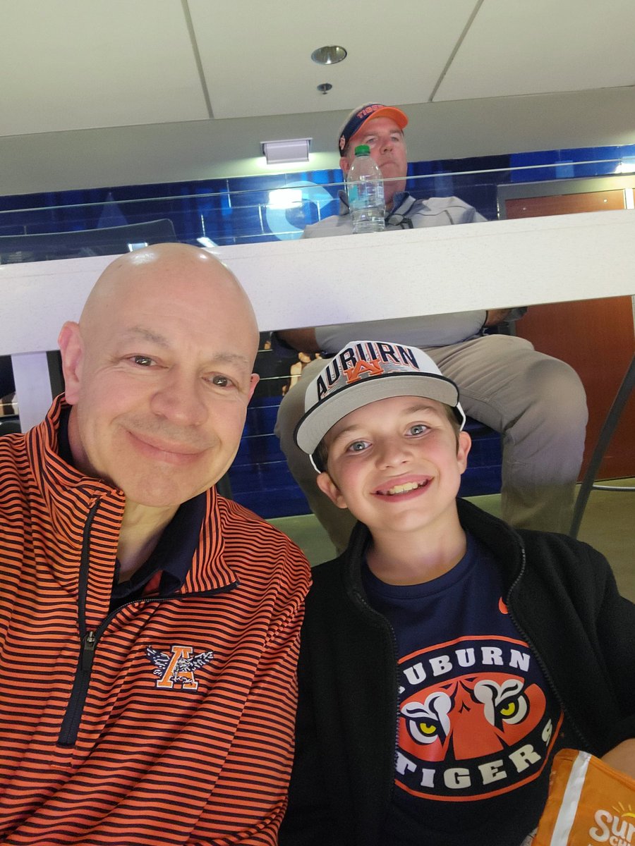 Some Auburn Basketball with my grandson Will! War Eagle!!!