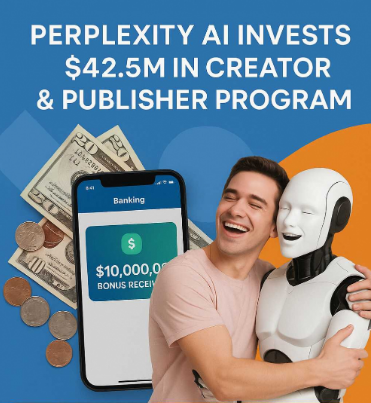 Perplexity Invests $42.5M In Creator &amp; Publisher Program: How Students, Creators and Publishers Can Earn from AI-Driven Content.  

Get the Perplexity Comet browser app here: pplx.ai/matrix-thompson

#ai #artificialintelligence #perplexity