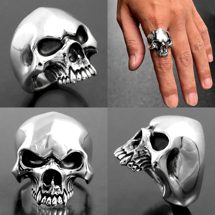 SILVER_GEEKS's tweet image. ハーフフェイスのスカル！
バランスに拘って制作されたリング！

STRANGE FREAK DESIGNS
「アレス」
ameblo.jp/silver-geeks/e…
「アレスⅡ ミニ」
ameblo.jp/silver-geeks/e…
#sfdjp
@STRANGE_FREAK