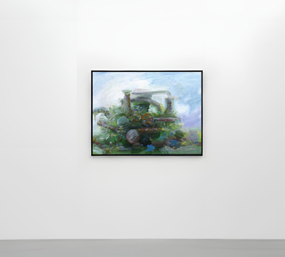 KBStudioNYC's tweet photo. Return to materialization: landscape cycle.. Acrylic on canvas from #AI #video
#AIart #realart #physicalart #process #pipeline #digitalprocess https://t.co/VReqpN3JPU