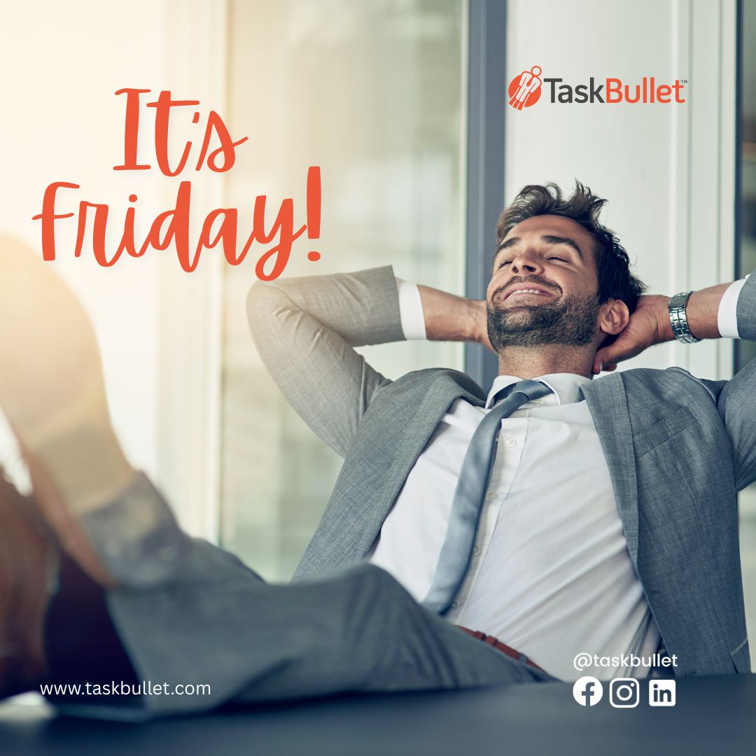 TaskBullet's tweet image. Work hard? More like hardly working… it’s Friday! 🎉😂

#FridayFeels #WorkHumor #TGIF #OfficeLaughs
