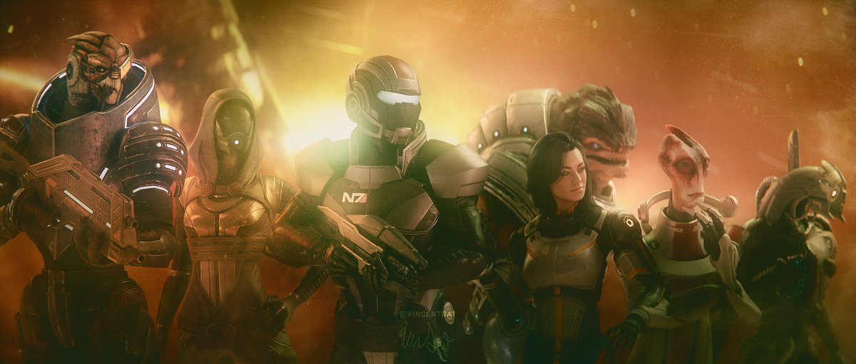 "Rally the Team"

Happy #N7Day! Snuck this one in just under the wire. I can't wait to see what the future of Mass Effect looks like ✨