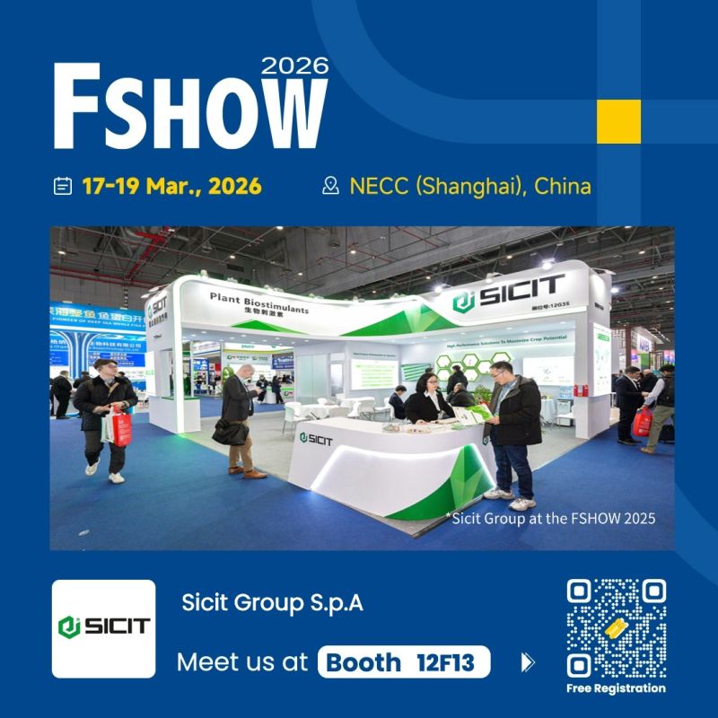 FSHOW 2026 overseas exhibitor: 🌱SICIT Group🌱, founded in 1960 in Chiampo (Vicenza) Italy. Operating in over 90 countries, it supplies major agrochemical players with customized, biodegradable solutions approved for organic farming
sicitgroup.com
en.fshow.org
