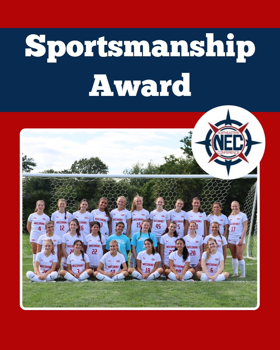 So proud of MGS for being selected for the NEC sportsmanship award this season! <a href="/MattWilliams_SN/">Matt Williams</a> <a href="/GlobeSchools/">Boston Globe Schools</a> <a href="/NESoccerJournal/">New England Soccer Journal</a> <a href="/MIAA033/">MIAA</a>