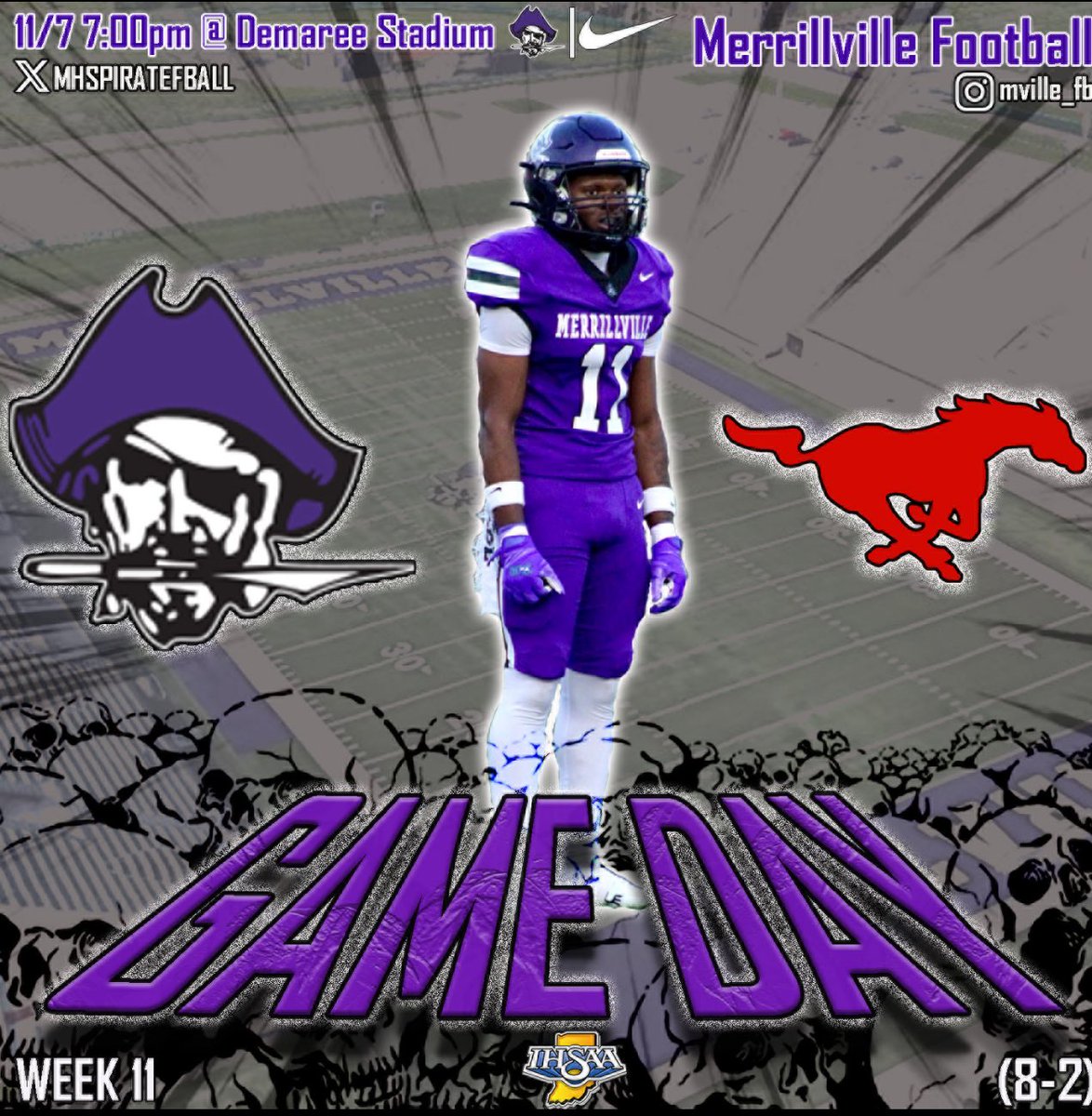 🏴‍☠️ GAME DAY ALERT🏴‍☠️

Tomorrow, the Pirates face off against the Munster Mustangs as we battle for our 7th consecutive Sectional Championship, and our 18th overall!

🎟 Tickets can be purchased in advance using the link below or at the gate.

public.eventlink.com/tickets?t=1565…