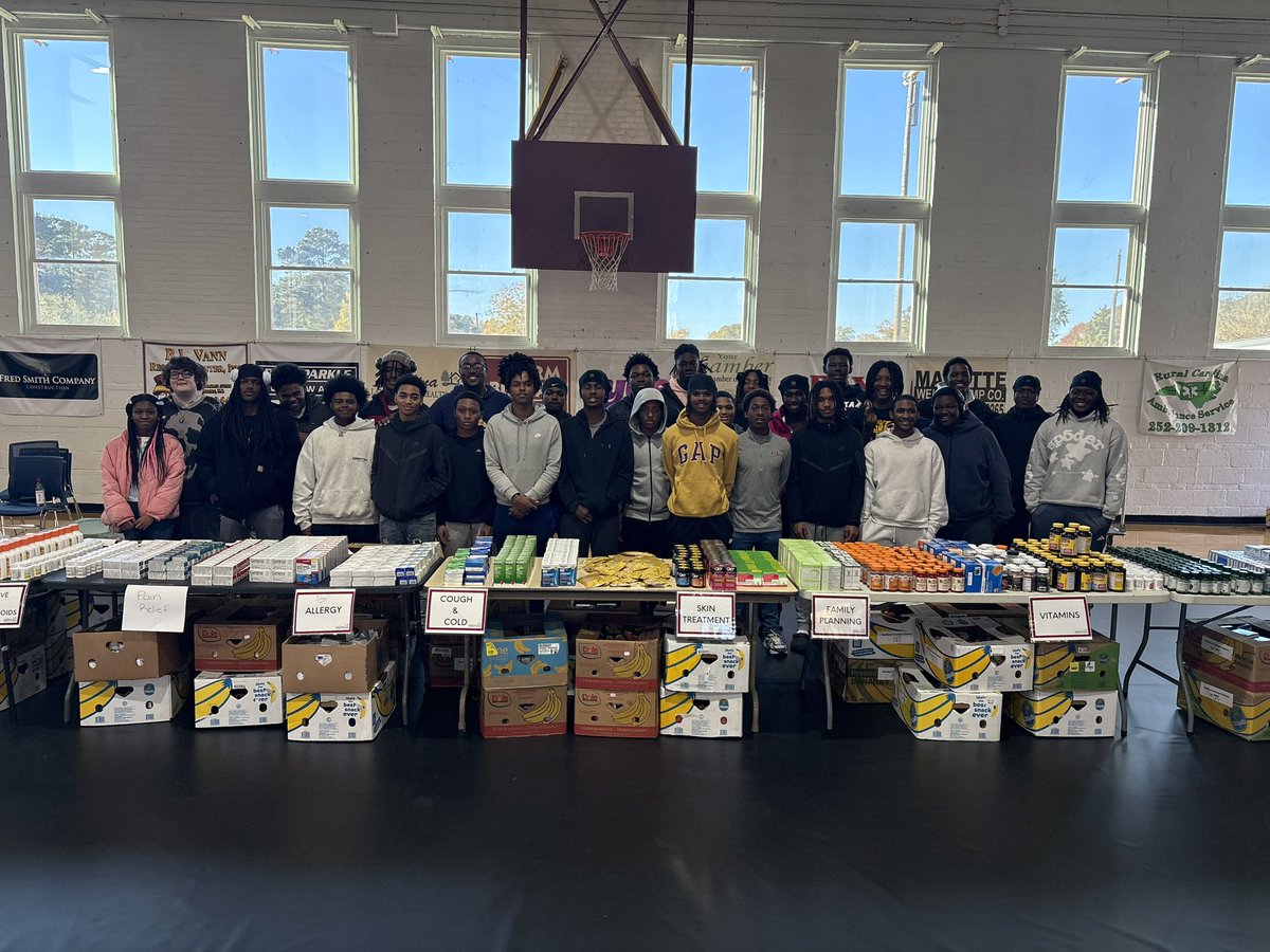 Today we gave back by helping Med Assist NC set up their free mobile clinic that will be at Ahoskie Rec Center from 9-2pm Nov 7, 2025. If you need anything please stop by no appointment needed.