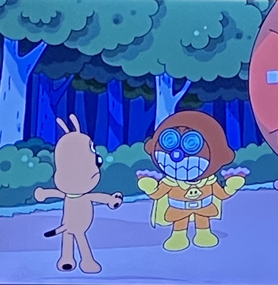 声を出して笑ってしまった大人🥹
#アンパンマン #カレーパンマン 
#バイキンマン