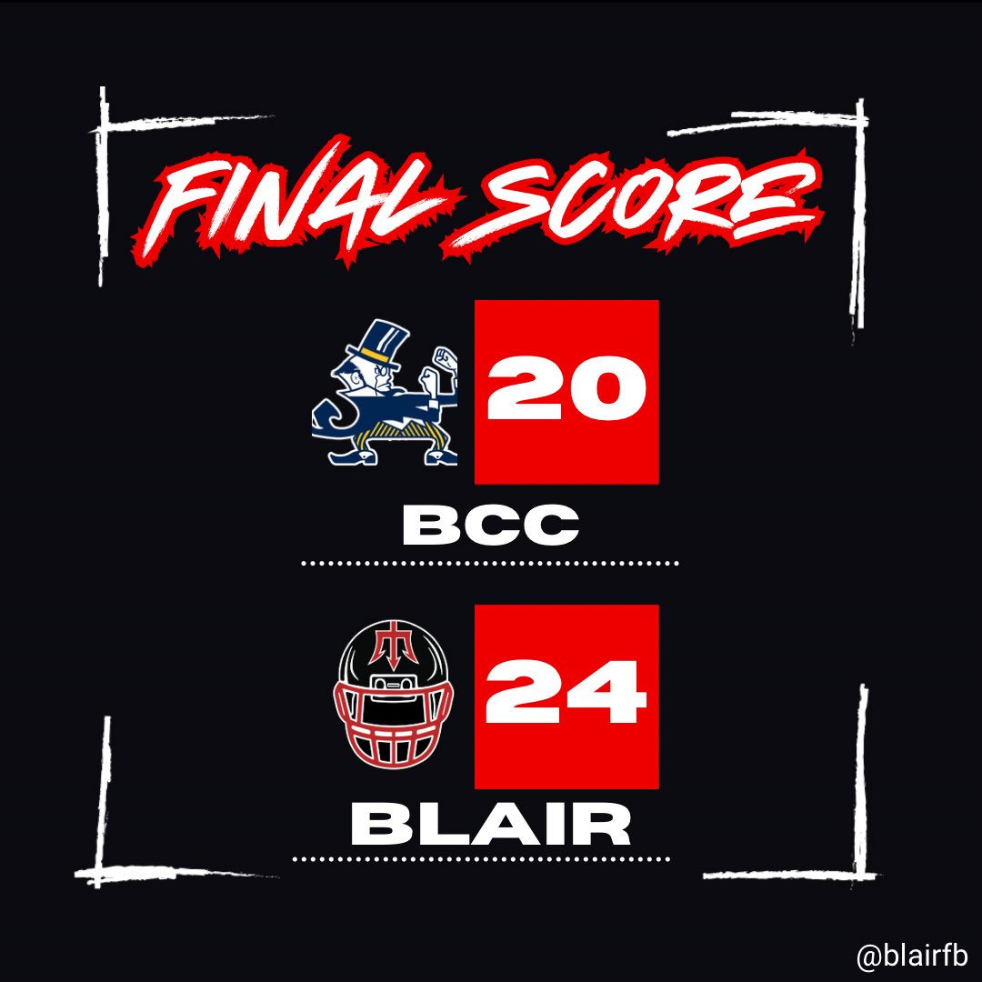 Blair Blazers HS Football tweet media