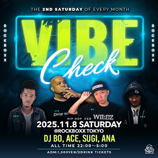 DJBOjapan's tweet photo. ブログアップ『土曜は VIBE Check @ Rockboxx in 立川』
https://t.co/d26ewSNmXI
#Rockboxx
#RockboxxTokyo
#VibeCheck
#立川
#Tachikawa
#HIPHOP
#RnB
#Reggae
#Club
#DJBO
#ガンガンいっちゃいましょう https://t.co/2rEXFOD7KN