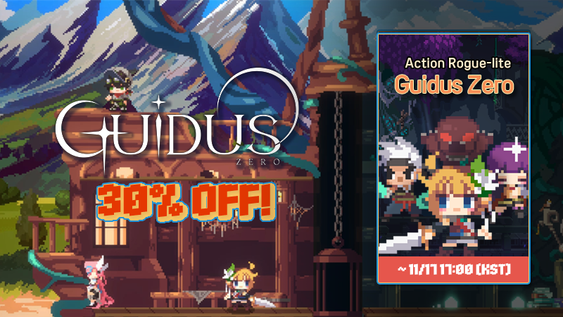 Com2uS_Holdings's tweet photo. Guidus Zero is now 30% off!
Want to recharge with some pixel vibes this weekend? 💬
⏰Discount ends: 11/17 17:00 (KST)
🔗Steam: https://t.co/y8c5YpHq82
🔗XBOX: https://t.co/MP3l8wjE49
#GuidusZero #Steam #XBOX https://t.co/cmQ5BgnVXy