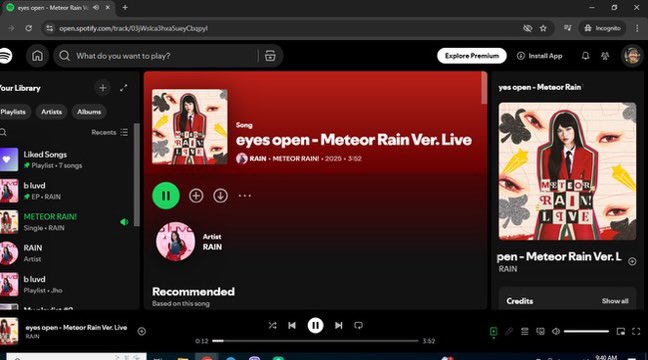 jaferrer26's tweet photo. For me ang solid ng live version ng “Eyes Open” swear ang sarap sa ears. Bagay yung voice ni rain talaga sa mga live bands 😩💚 https://t.co/Z3gQIdtPi8