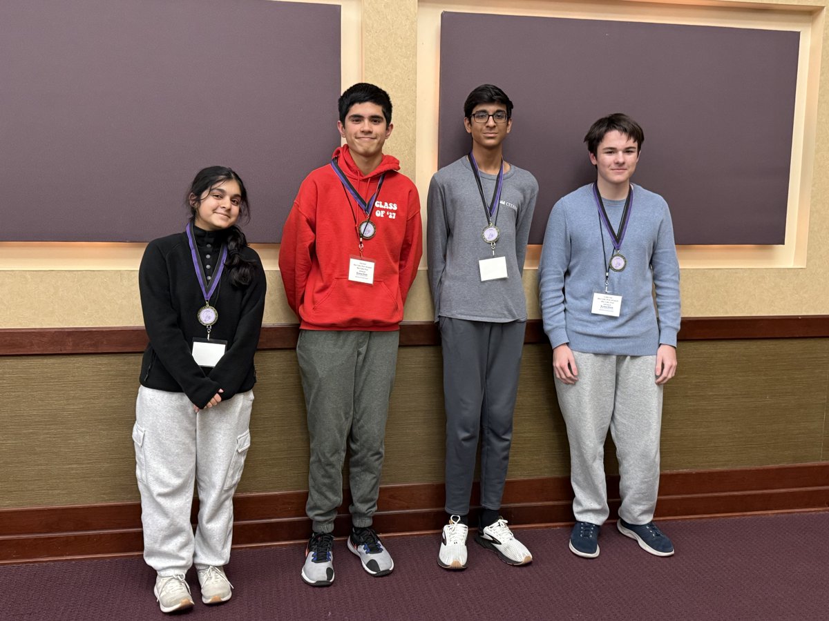 Congratulations to Sahasra Seema, Neil Agarwal, Neil Joshi and Collin Lutz who took FIRST PLACE in the advanced division at the KSU high school programming competition yesterday!!

Well done Jags!
