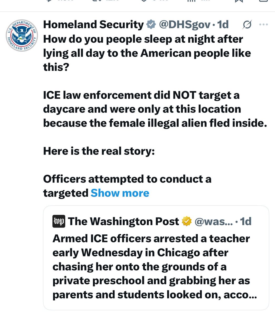 <a href="/ABC/">ABC News</a> LIAR
THE WOMAN RAN IN THERE TO AVOID ARREST…
I hope you are SUED, AGAIN! 🤬