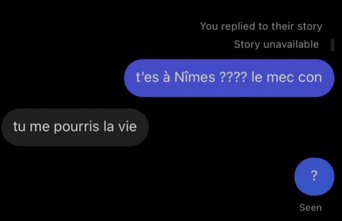 [THREAD] : LES PIRES CONVS AVEC UNE MEUF JAMAIS VUS