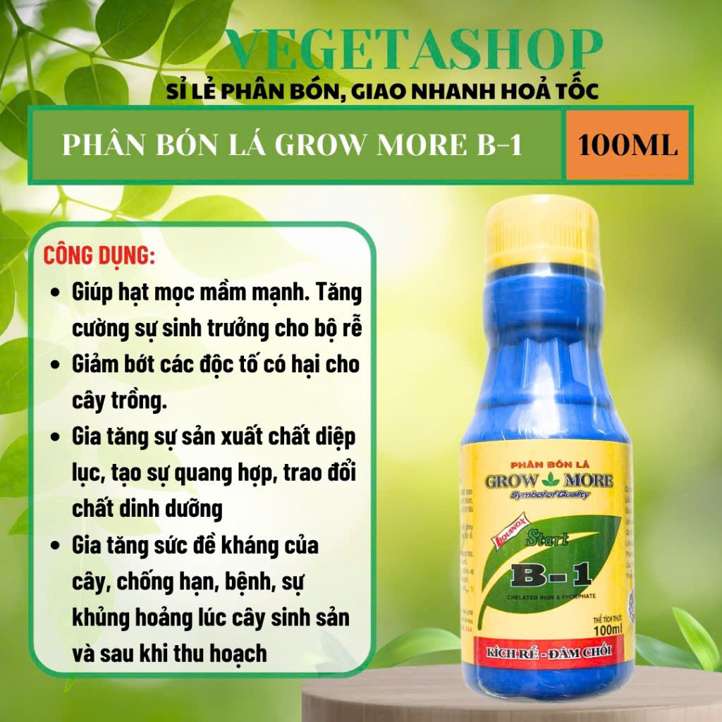 DTH_77Hung's tweet photo. Cứu tinh KÍCH RỄ và ĐÂM CHỒI! GROW MORE B-1 (100ML) 
✅ Siêu KÍCH RỄ lan, hoa hồng, cây cảnh. 
✅ Thúc đẩy BUNG MẦM mạnh mẽ. 
✅ Phục hồi cây yếu, tăng tỷ lệ nảy mầm hạt.
Cây khỏe, rễ bền, chồi nhanh! 
#GrowMoreB1 #KíchRễĐâmChồi #VitaminB1 #Shopvattuhoalan https://t.co/W7D09ml5ka