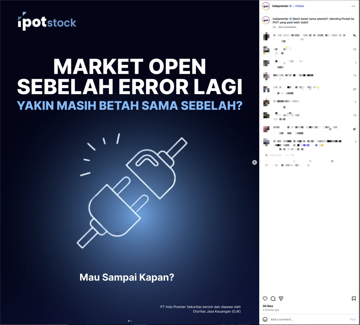 <a href="/indopremier/">Indo Premier Sekuritas</a> sudah di up aja nih
min <a href="/Stockbit/">Stockbit</a> bagaimana ini?
hari-hari di roasting terus masa wkwkwk