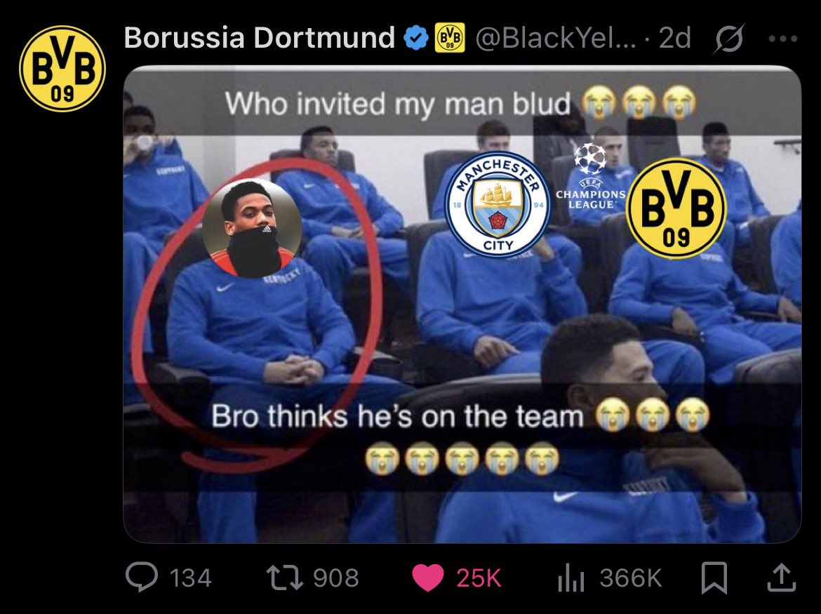 The fact that both of the clubs I support cooked him makes it too funny 😂