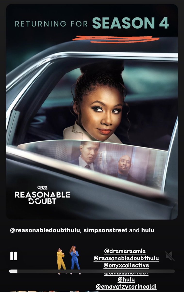 We’re coming Baaaaaack!!! <a href="/ReasonableHulu/">Reasonable Doubt on Hulu</a> Season 4 is official. Thank you to everyone who watched and told a friend. 💕 #sallyfromthevalley #ReasonableDoubtHulu