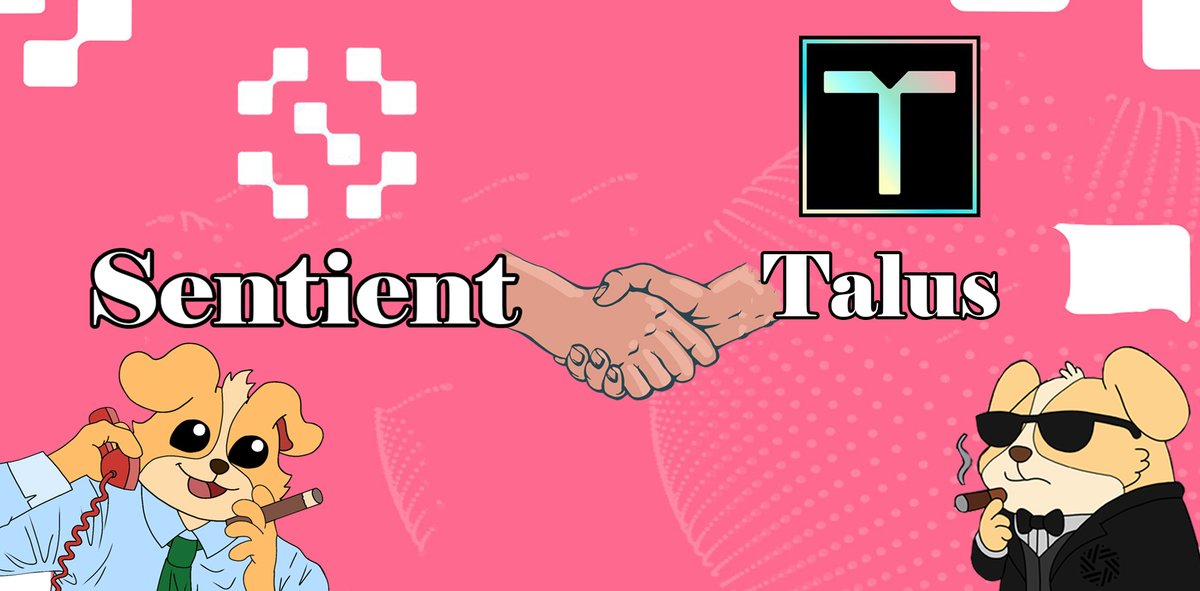 Sentient Partners with Talus to Bring Onchain AI Agents to Millions of Users

A major milestone has been reached as <a href="/Talus_Labs/">Talus Labs</a>  has officially partnered with <a href="/SentientAGI/">Sentient</a> , the fastest growing decentralized AGI ecosystem.

This partnership goes beyond just integrating