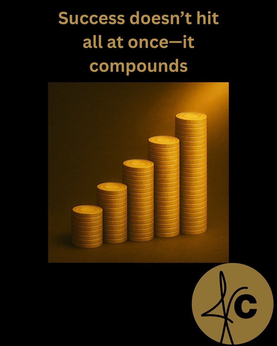 jimc_nky's tweet image. Every choice stacks. Every effort adds up.
Then one day, people call you “lucky.”

Save this to remind yourself—compound discipline builds fortune..

#compoundsuccess #dailyhabits #longgame #stayconsistent
