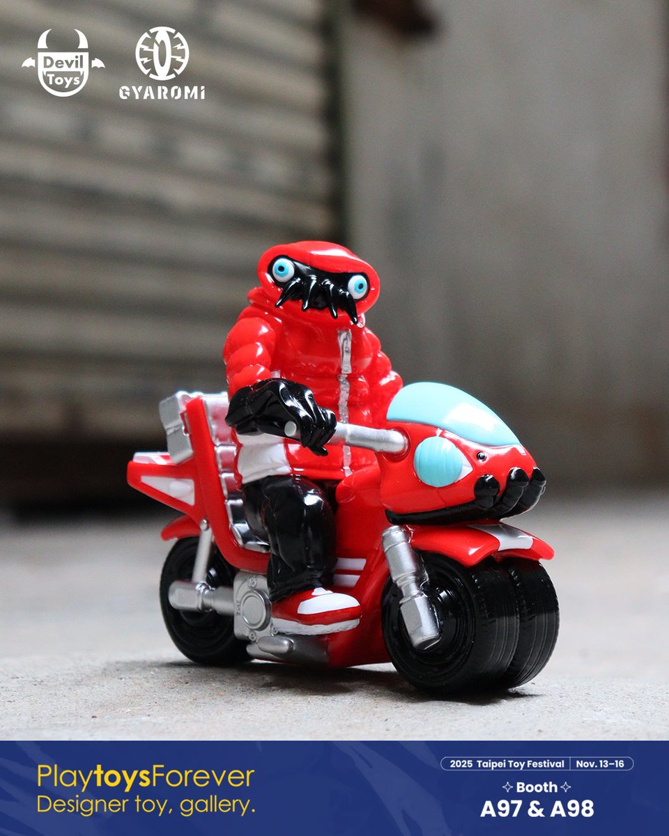 Devil Toys Gyaromi OID TRIKE RED ギャロミ オイド バイク TTF ソフビ