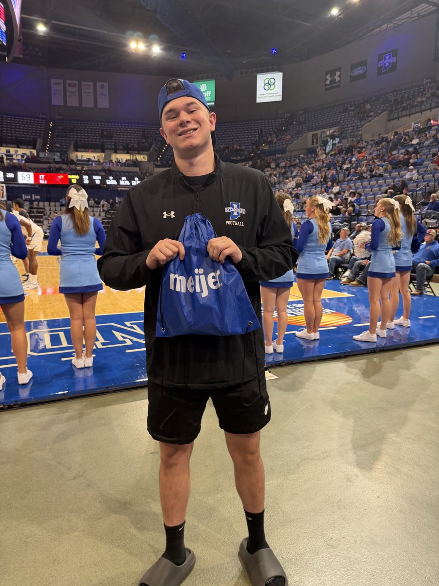 Congratulations to tonight's Meijer Fan of The Game! Go Sycamores!