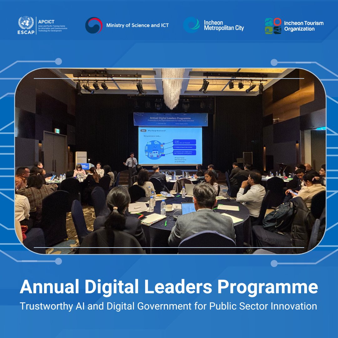 APCICT/ESCAP tweet media