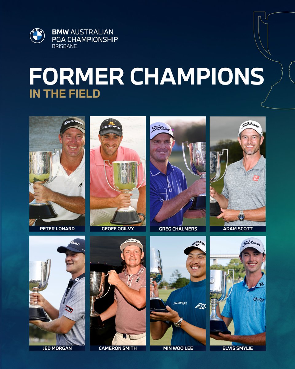Eight champions return, chasing the Kirkwood Cup once again 🏆

<a href="/bmwau/">BMW Australia</a> | #AusPGA