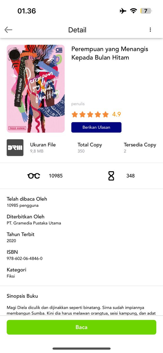 it took me a long time to gather the mental strength to read "Perempuan yang Menangis Kepada Bulan Hitam". and truly, my heart bleeds with every word, every line, every page. it feels as if im stabbing my own heart. sedih.. miris..