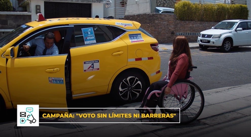 CNE_LosRios's tweet image. Como parte de su política de inclusión ♿, el #CNE, junto con #CONADIS y la Federación de Transporte Terrestre de Pichincha 🚌, impulsa la campaña “Voto sin límites ni barreras”.
#ReferéndumYConsulta2025 #VotoEnCasa #MesasAtenciónPreferente #TuVotoPorEcuador