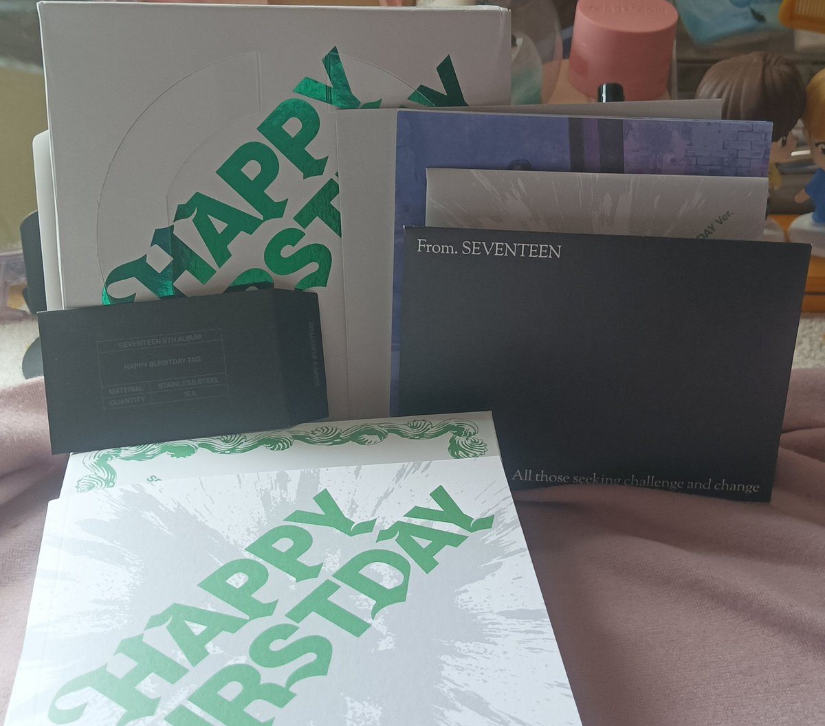 svt_corner's tweet image. wts lfb ph seventeen 
help rt 

Seventeen happy burstday new burstday ver unsealed album
200 

Inclu: pb, poster, invitation CD, lyricbook, burstday tag ob
Onhand 
ready to ship
payo/1 week dop 
Free pf

reply/dm to claim