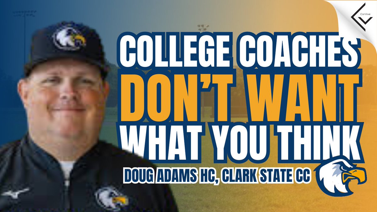 For those that caught the live with <a href="/Doug_Adams2/">Doug Adams</a> thank you!🙏 Would love to hear your thoughts! 

Players, if you’re looking to play in OH, highly recommend checking out Clark State! 🙌

Watch replay here👇
youtu.be/kWz681dzIhA?si…

#JUCOPRODUCT #jucoroute <a href="/CorviveCorp/">CorVive</a>