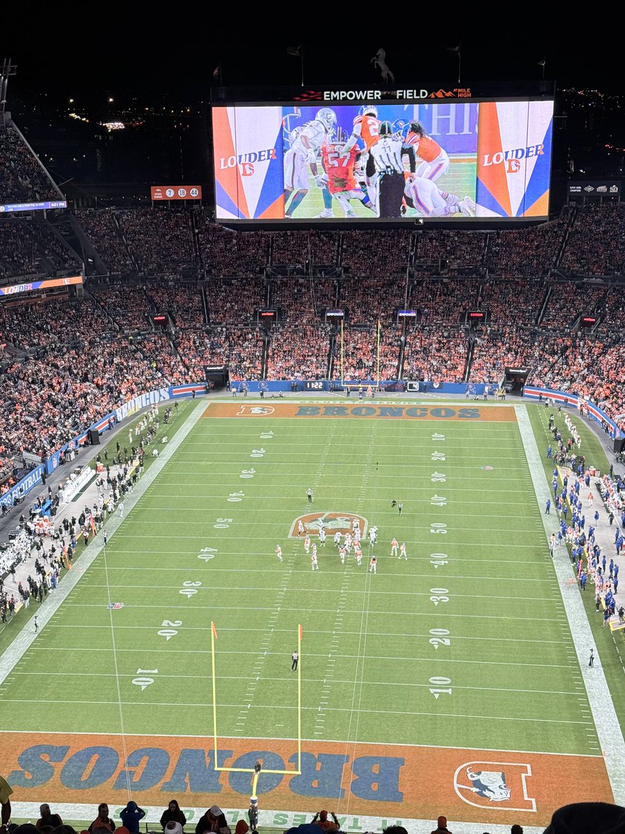 I took the night off for the occasion too! Go Broncos!