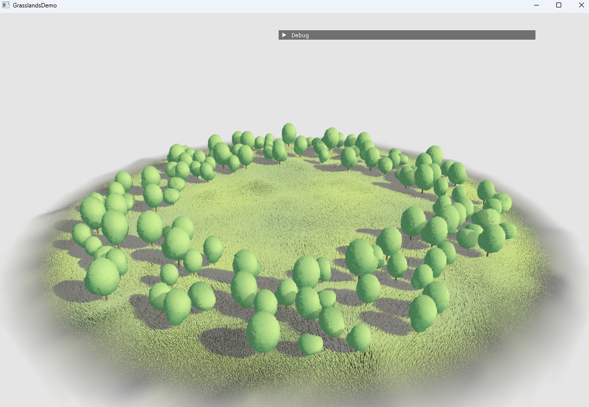 MichaelTeschne7's tweet image. Project Update:

- Reworked the Demo Scene
- Made the terrain and grass falloff gradually

#OpenGL #GPU #SoftwareEngineering