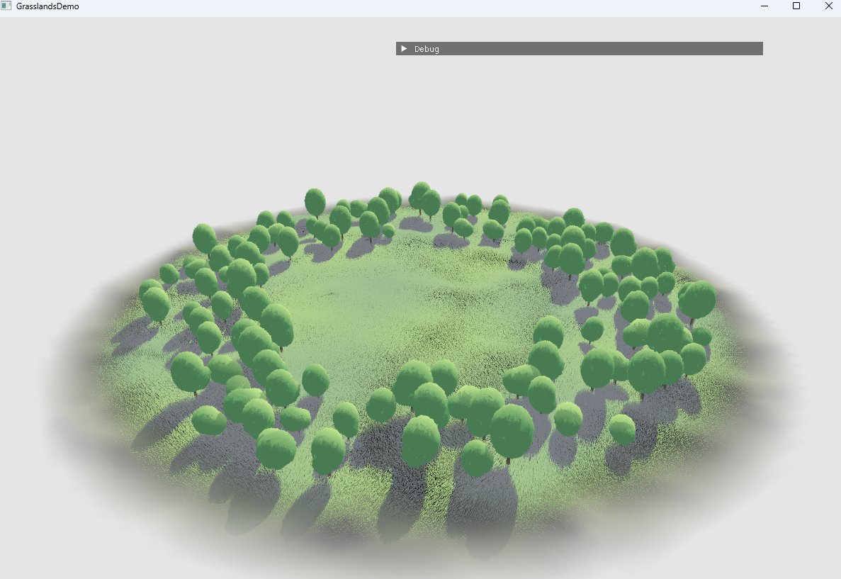 MichaelTeschne7's tweet image. Project Update:

- Reworked the Demo Scene
- Made the terrain and grass falloff gradually

#OpenGL #GPU #SoftwareEngineering