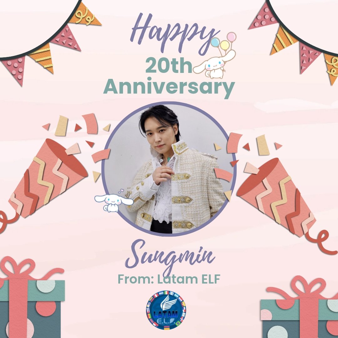 ELFLatam's tweet image. ¡Feliz 20 Aniversario Debut, a nuestro querido #Sungmin!🎉🎂

Gracias por estos 20 años de tu hermosa voz y talento!💙💙

Sigamos caminando juntos por muchos años más 🥰🥰

MORE DECADES WITH SUNGMIN

@LIU_Sungmin #Happy20thAnniv_Debut_Sungmin