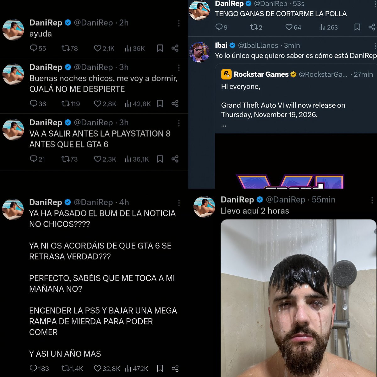 "DaniRep"

Porque parece que no se tomó muy bien el retraso de GTA 6.