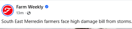 Devastation - weather is a cruel partner at harvest, we can assist in creating additional harvest security - harvest a little greener, get it in the shed, dry and off to your bin / client - "like having another header" said by a Jeramungup client