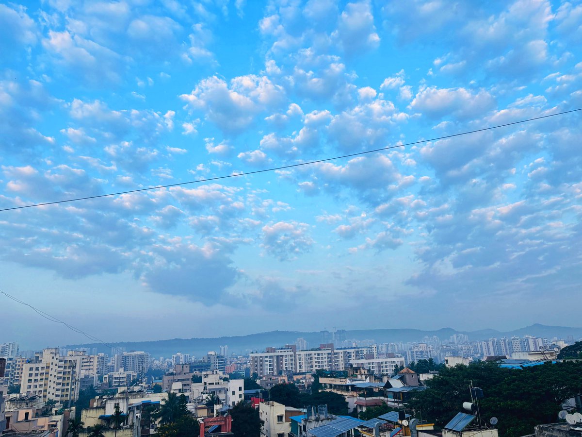 curlykrazy07's tweet image. I woke up to this #Pune #GoodWeather