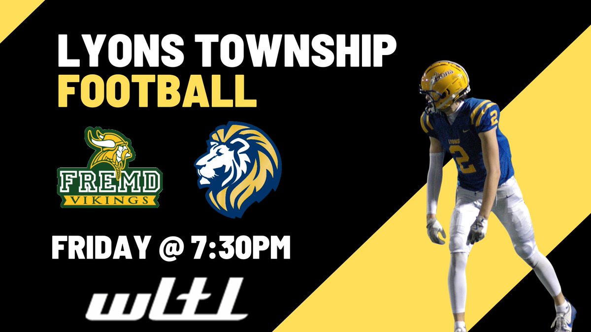 wltl881's tweet photo. Follow the @LyonsTwpFball in the IHSA Football Playoffs on WLTL Radio!

WLTL will broadcast the game live locally on 88.1 FM, online at https://t.co/z9yXizHHEJ, on the free WLTL App, or by asking your smart speaker to "Play WLTL"

@LTHS_D204 @LTHS_Athletics @LTWaterman https://t.co/WiAa7SFCcQ