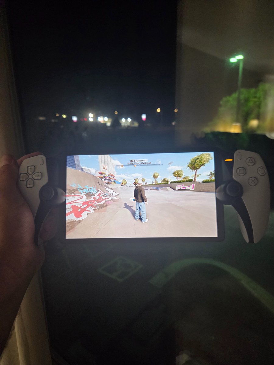 700+ miles from home, time to get my daily grind on. Portal style