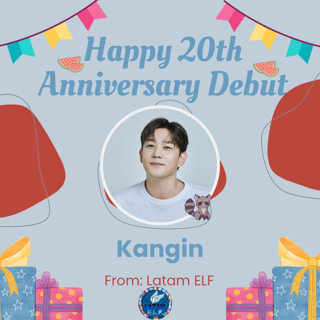 ELFLatam's tweet image. ¡Feliz 20 Aniversario Debut, a nuestro querido #Kangin!🎉🎂

Gracias por estos 20 años de tu exquisita voz y carisma!💙💙

Sigamos caminando juntos por muchos años más 🦝🍉

MORE DECADES WITH KANGIN

@Himsenkangin #Happy20thAnniv_Debut_Kangin