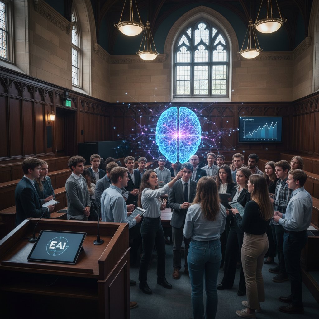 AsShaaban's tweet image. ييل لإدارة الأعمال (Yale SOM) تعيد طرح مساق "الذكاء الاصطناعي التوليدي وريادة الأعمال" (MGT 899). يؤهل القادة لعالم الأعمال القائم على AI بدمج التقنية والاستراتيجية. يتضمن مشروع تخرج ومتحدثين من IBM, J&amp;amp;J, Kroger.
#Yale #YaleSOM #AI #ريادة_الأعمال #الابتكار