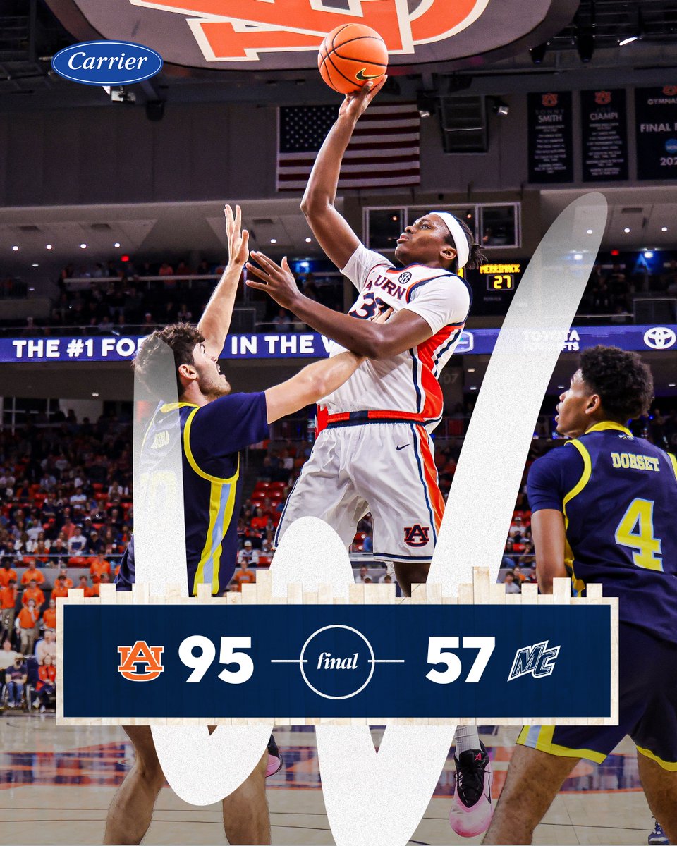 Another home dub💯

#WarEagle | <a href="/carrier/">Carrier</a>
