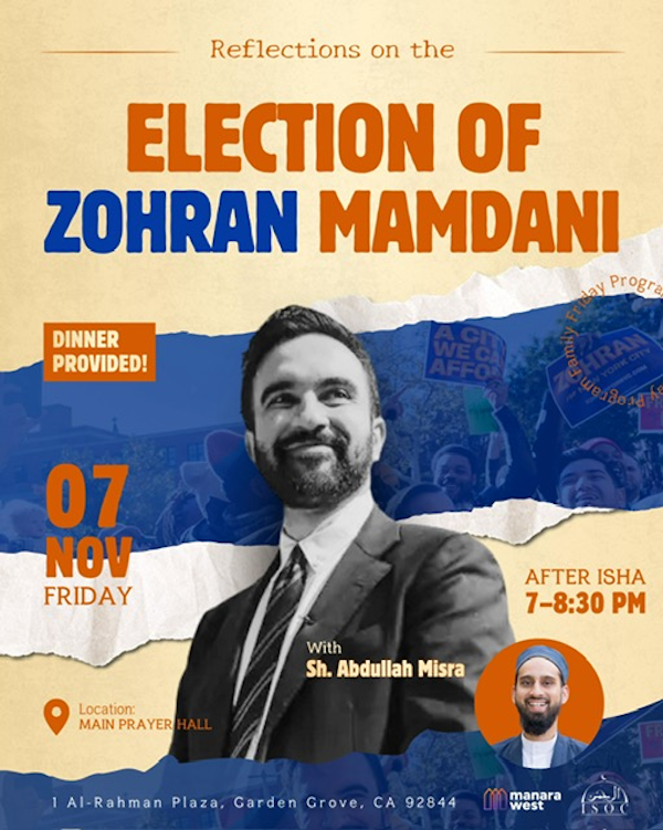 ISOCweb's tweet image. ISOC Weekly News 11/7/2025: Election of Zohran Mamdani, MYG Events, Thanksgiving Lunch - mailchi.mp/isocmasjid/iso…