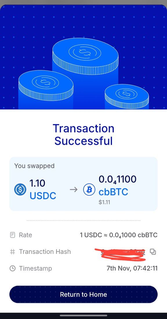ZoNaveen's tweet image. Day 28 of SIP in cbBTC (BTC) , Using coins.me .

@coinsme_HQ @P2Pdotme

#SIP #coinsdotme #p2pdotme