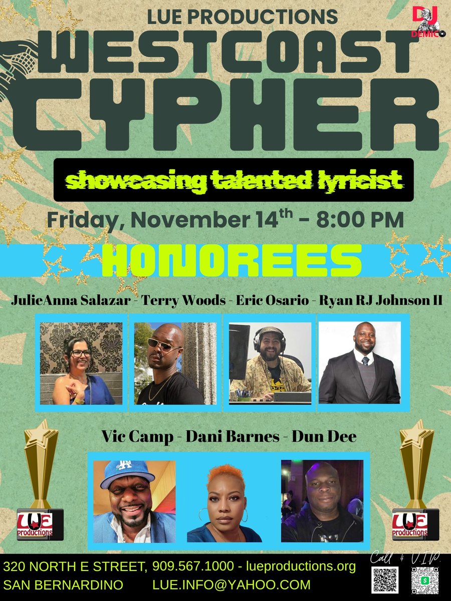 Juels of Rome's Updates: LUE Productions Presents: The West-Coast Cypher Sh... juelsofrome.blogspot.com/2025/11/lue-pr… #WestCoast #DirtyBirdy #Westsidebugg #WestcoastCypher #Lueproductions <a href="/Lueproductions/">LUE Productions</a>