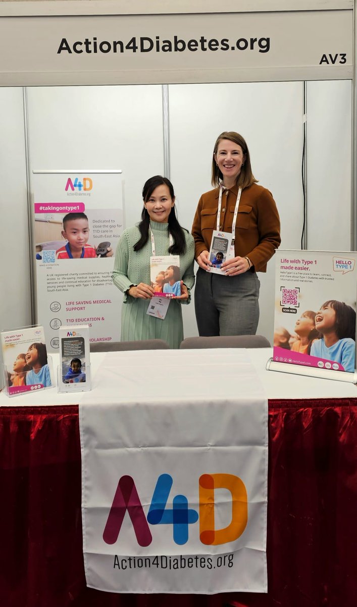We’re delighted to be at #ISPAD2025 in Montreal! Drop by at our booth to say Hi!

Our Chief Medical Advisor <a href="/mayng888/">Prof May Ng OBE 吳 诗 梅</a> speaks this Sat, 8 Nov @ 10:40am at Innovations in Data Collection &amp; Research, on community-driven diabetes research shaping real-world impact. #T1D