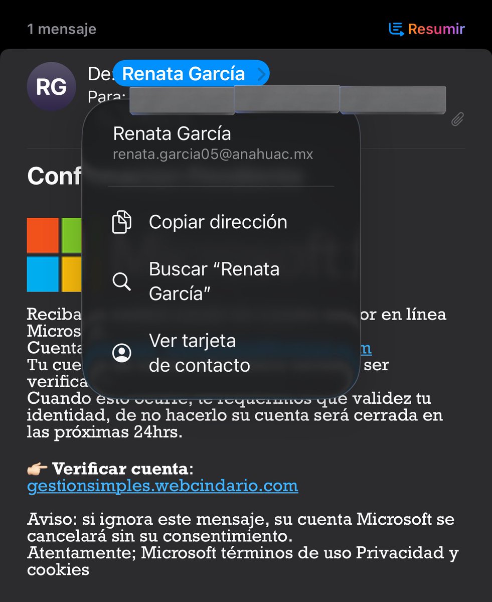 MaMayagoitia's tweet photo. Por qué Renata de la @anahuac me quiere hackear? https://t.co/6rkleqjVj7